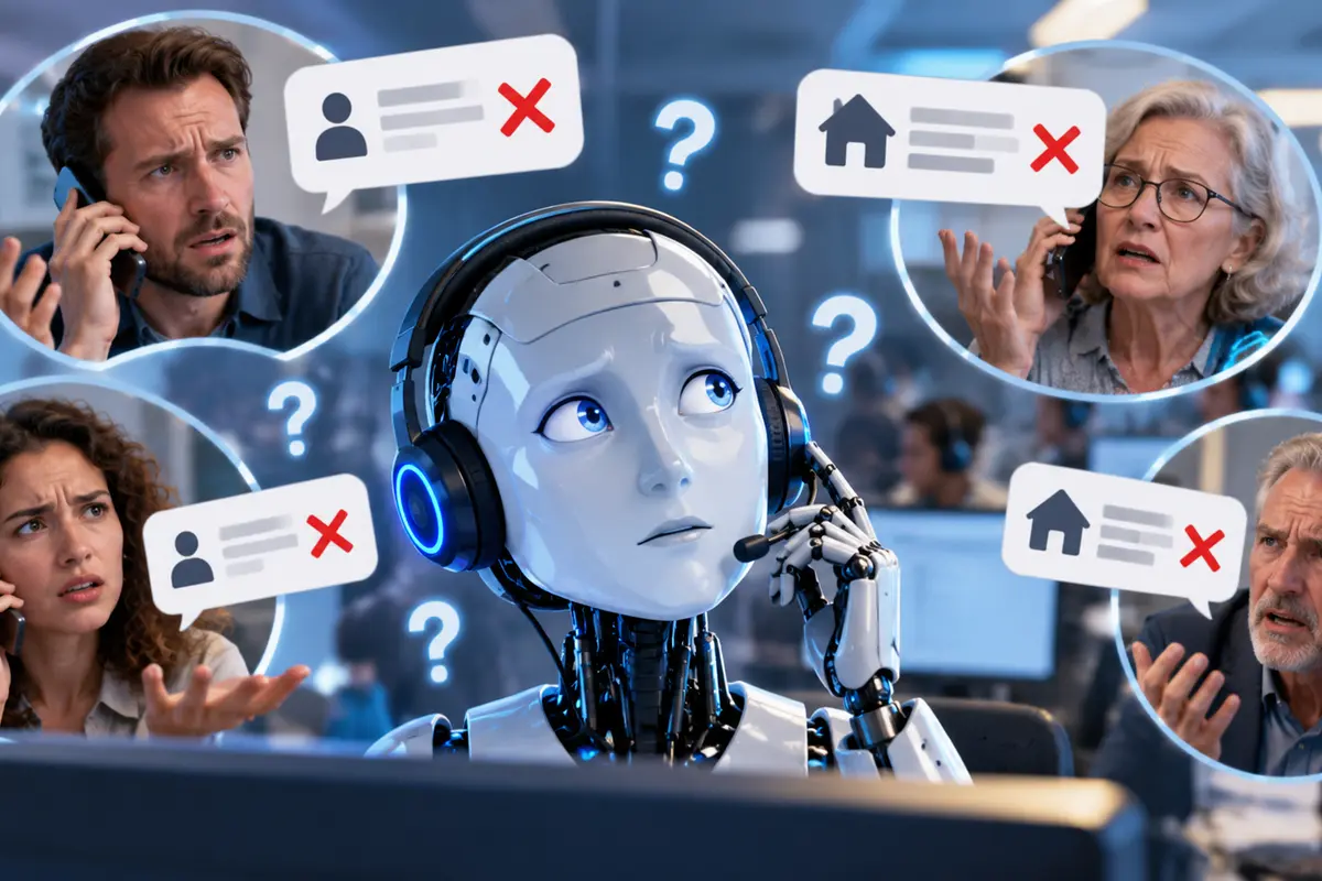 AI aan de telefoon verstaat je naam en adres nog vaak verkeerd