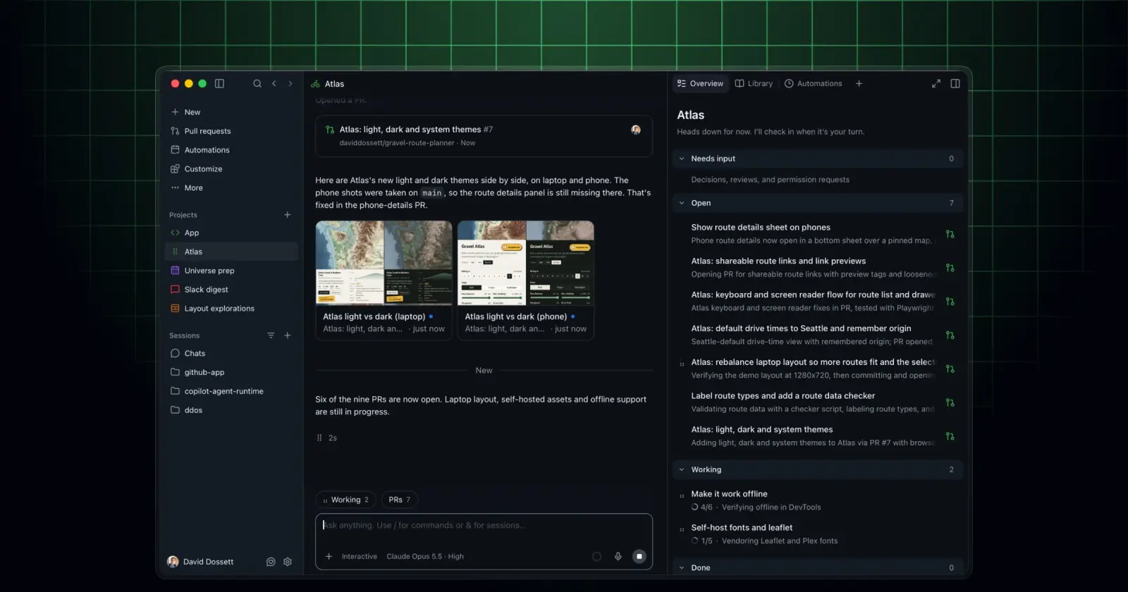 Copilot-app van GitHub krijgt projecten en bedient je desktop-apps
