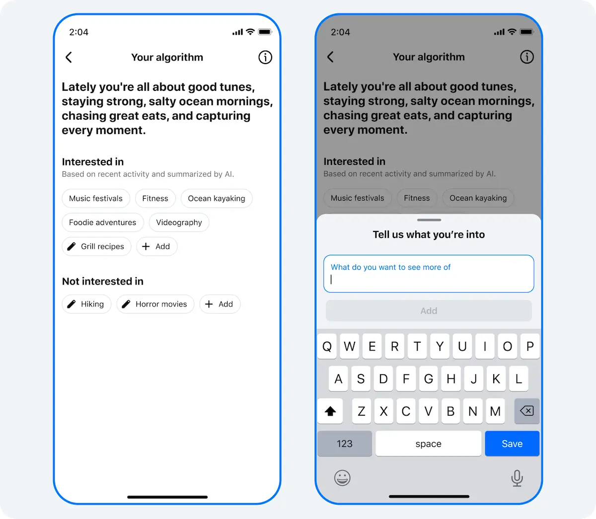 Facebook laat je in gewone woorden vertellen wat je in je tijdlijn wilt zien
