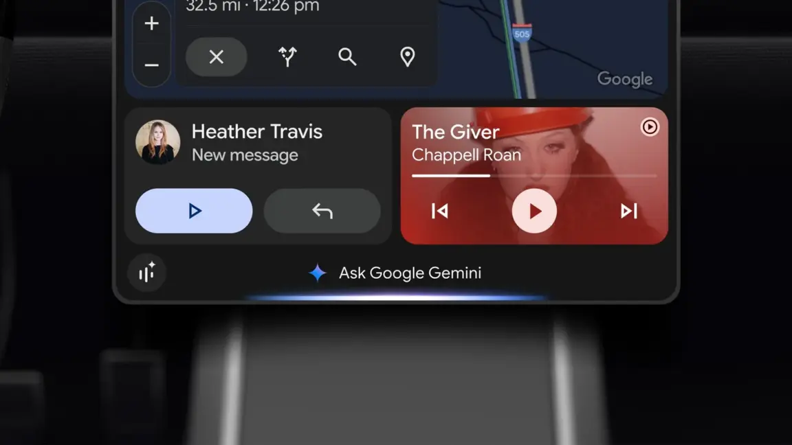 Gemini kent je agenda en foto's nu ook in Android Auto