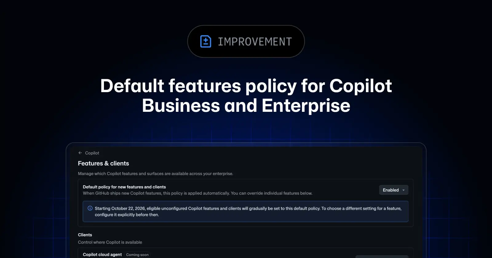 GitHub zet onbeheerde Copilot-functies automatisch op standaard