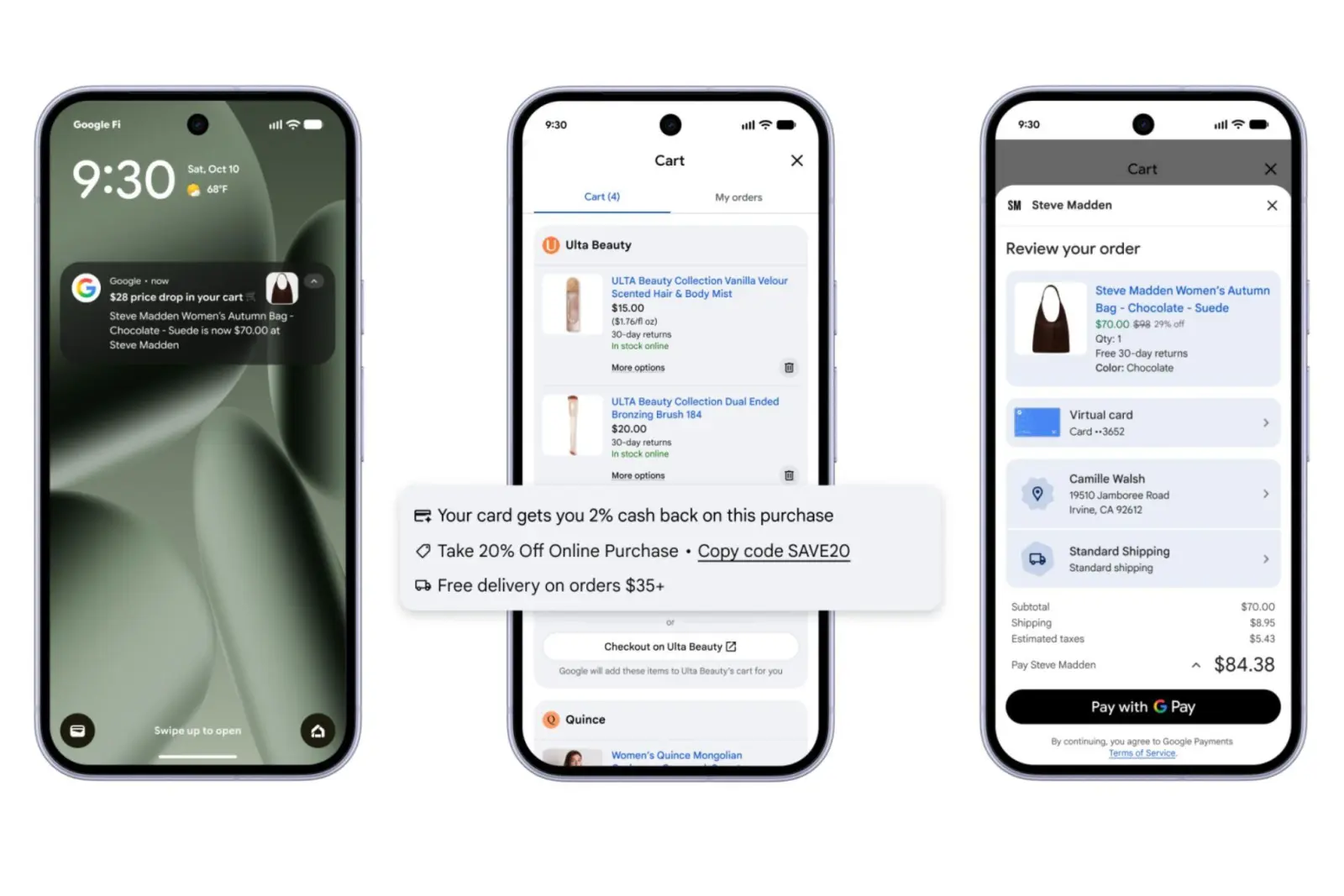 Google rolt AI-winkelmandje uit dat producten van verschillende webshops bundelt