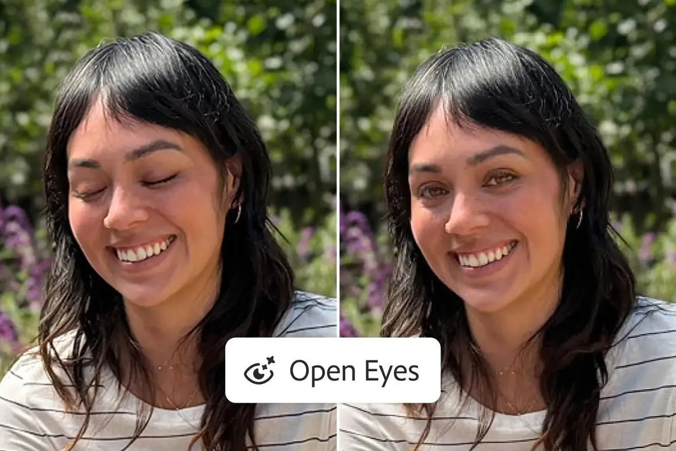 Lightroom op je telefoon opent dichte ogen op foto's met één tik