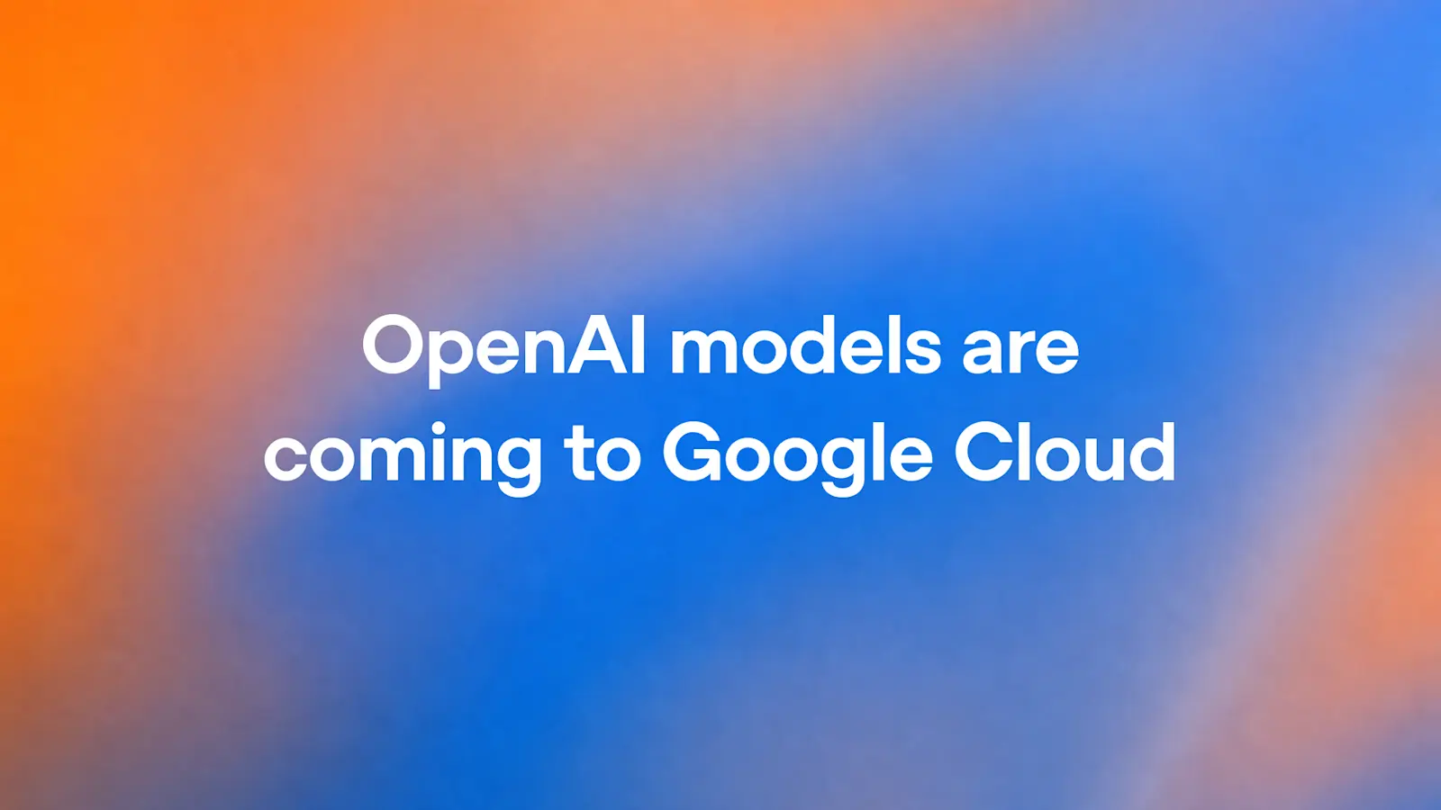 OpenAI-modellen en Codex komen naar Google Cloud