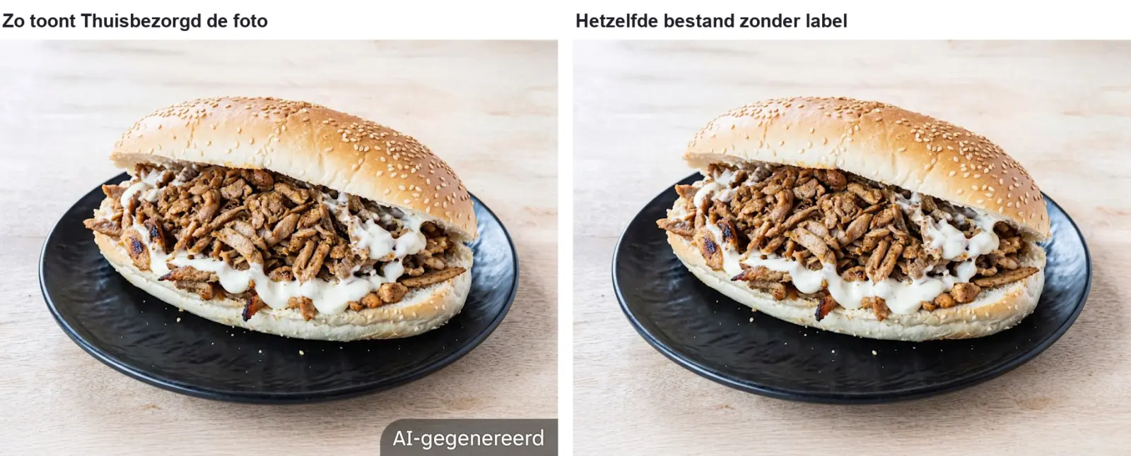 Amsterdamse grillrooms op Thuisbezorgd tonen vooral AI-foto's